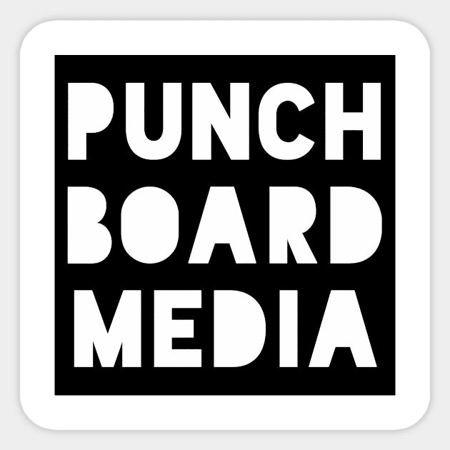 Punchboard Media Sticker by martinclemmons